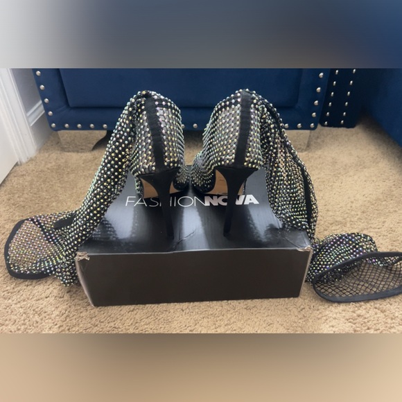 Rhinestone Heel Boot - Picture 9 of 11